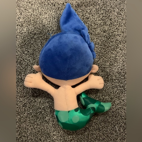 Bubble Guppies Plush Doll Gil Nickelodeon 7" stuffed character Blue Hair - Picture 3 of 4